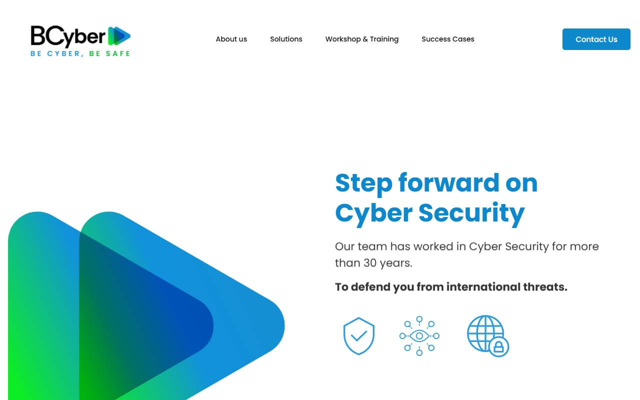 Anteprima del sito: BCyber SA