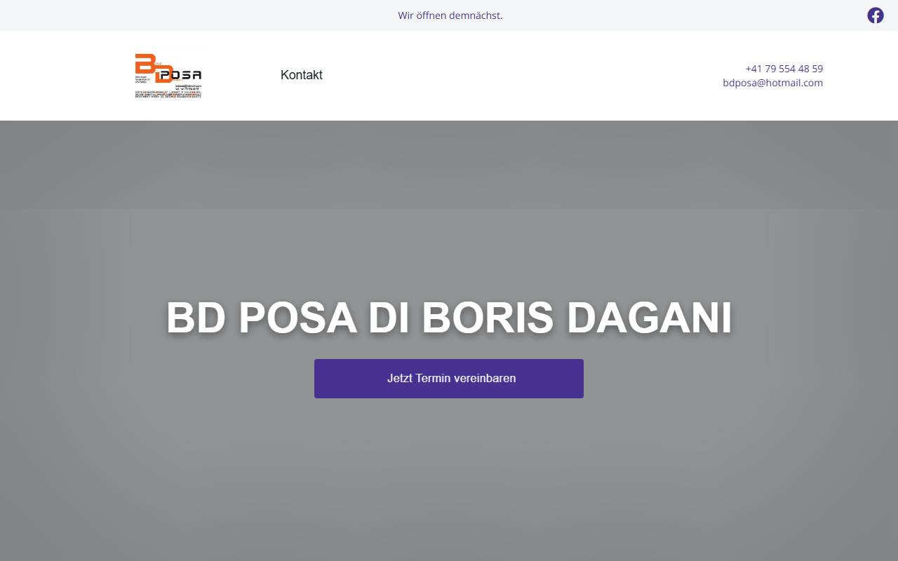 Anteprima del sito: BD Posa di Boris Dagani