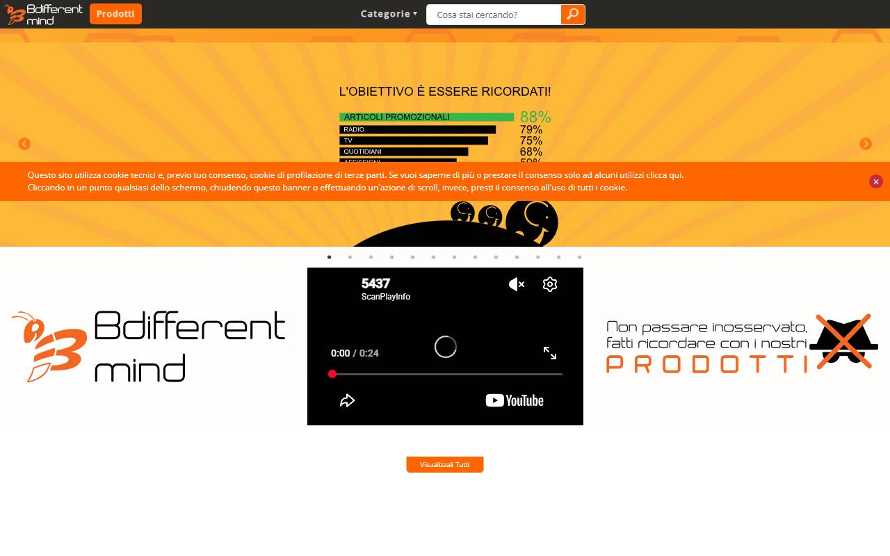 Anteprima del sito: Bdifferent Mind Sagl