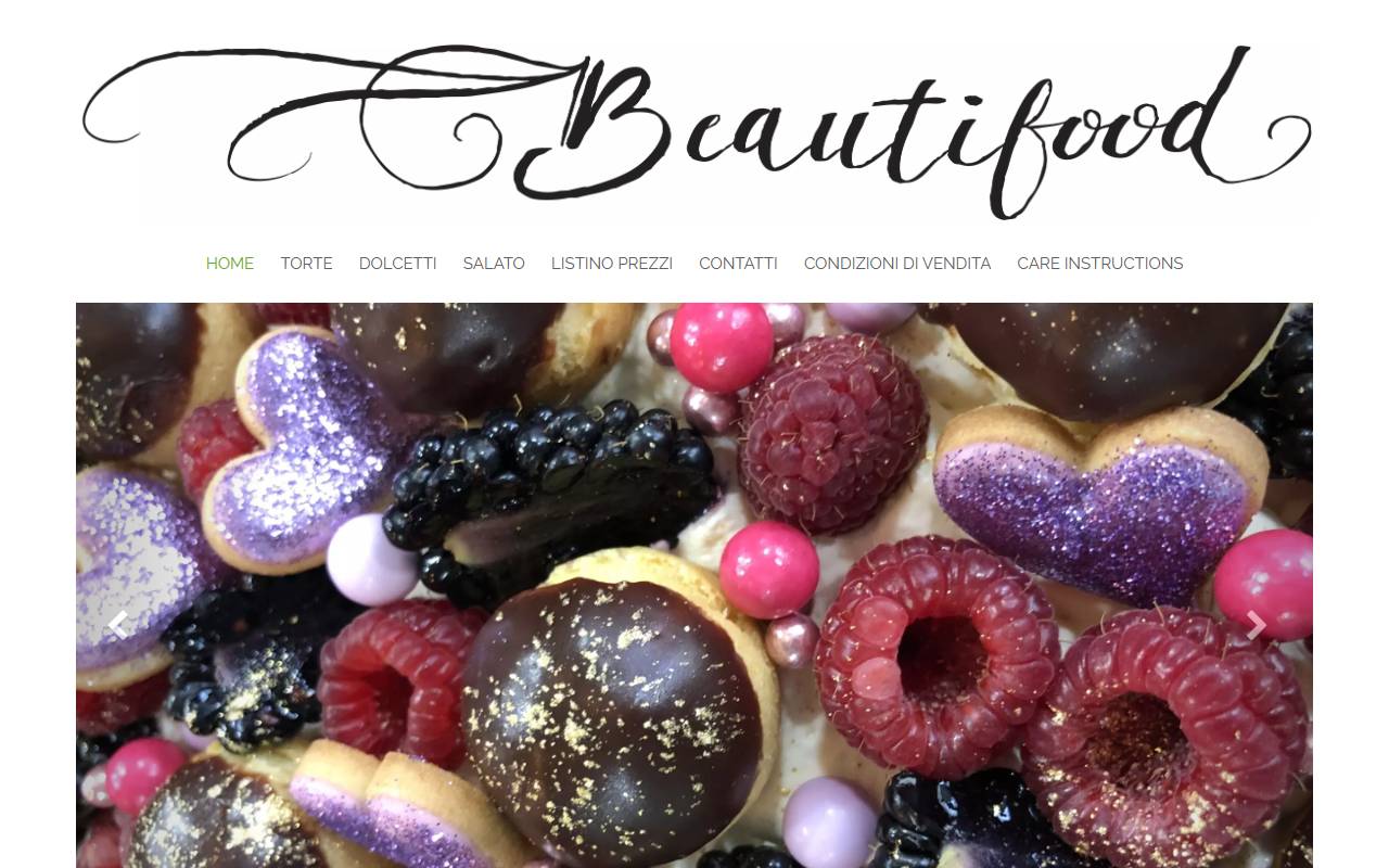Anteprima del sito: Beautifood di Azzurra Maran