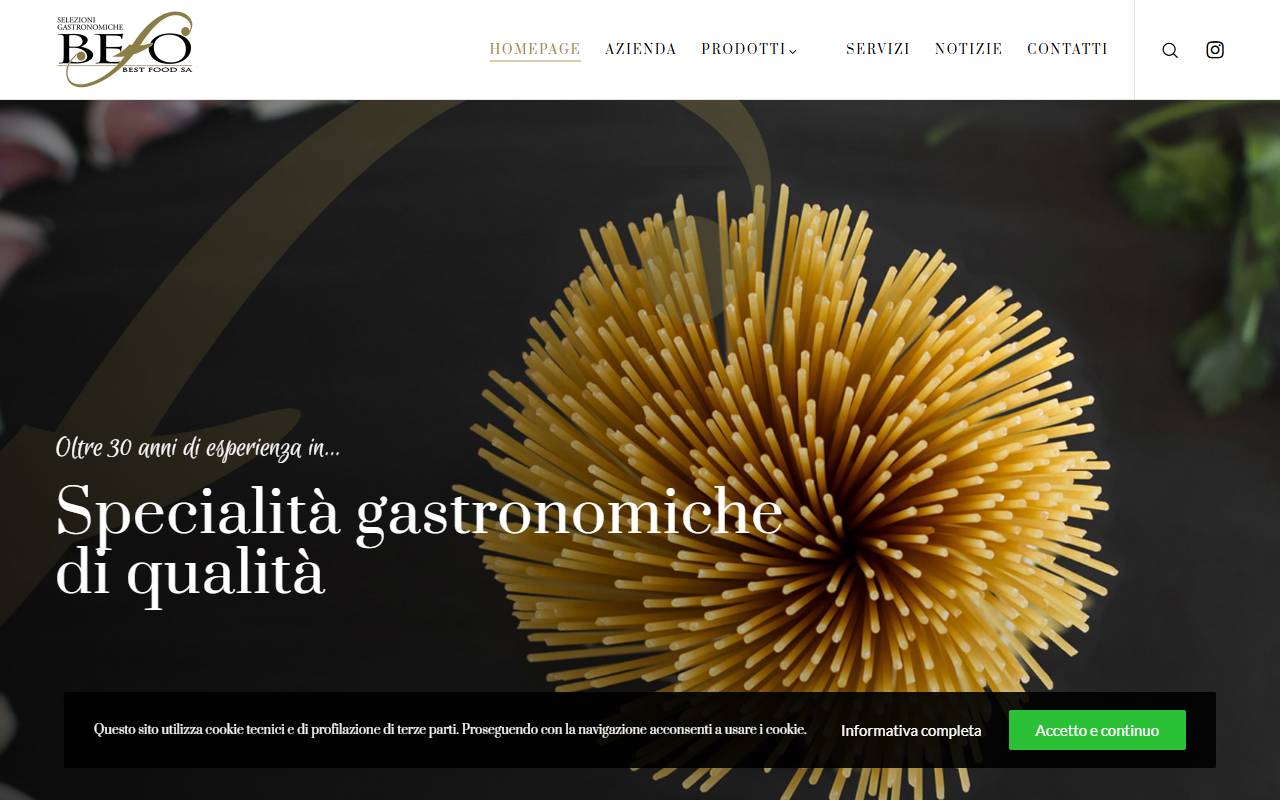 Anteprima del sito: Befo - Best Food SA
