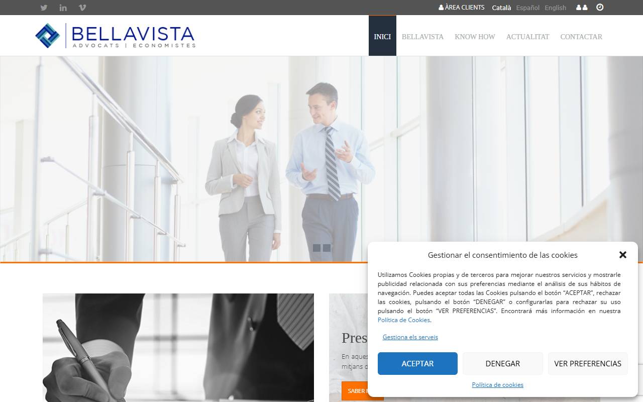 Anteprima del sito: Bellavista Legal Advisory GmbH