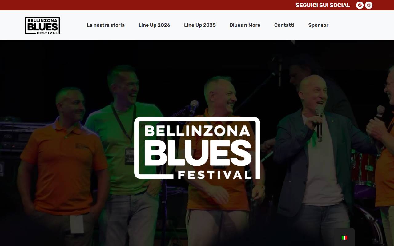 Anteprima del sito: Associazione Bellinzona Blues