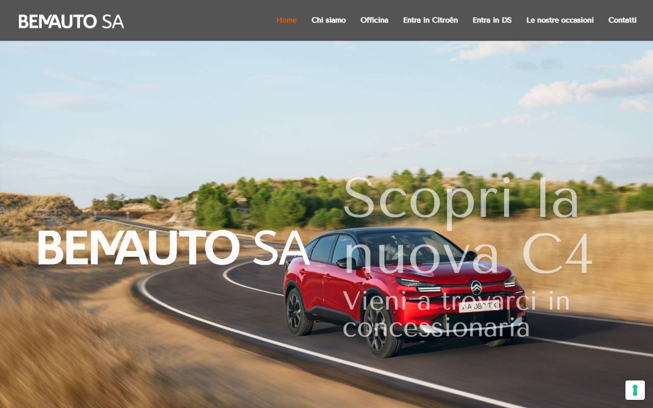 Anteprima del sito: Bemauto SA