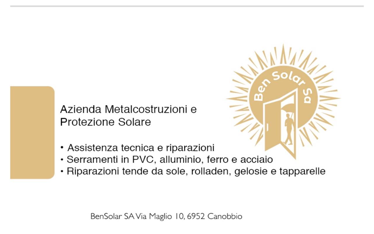 Anteprima del sito: BenSolar SA