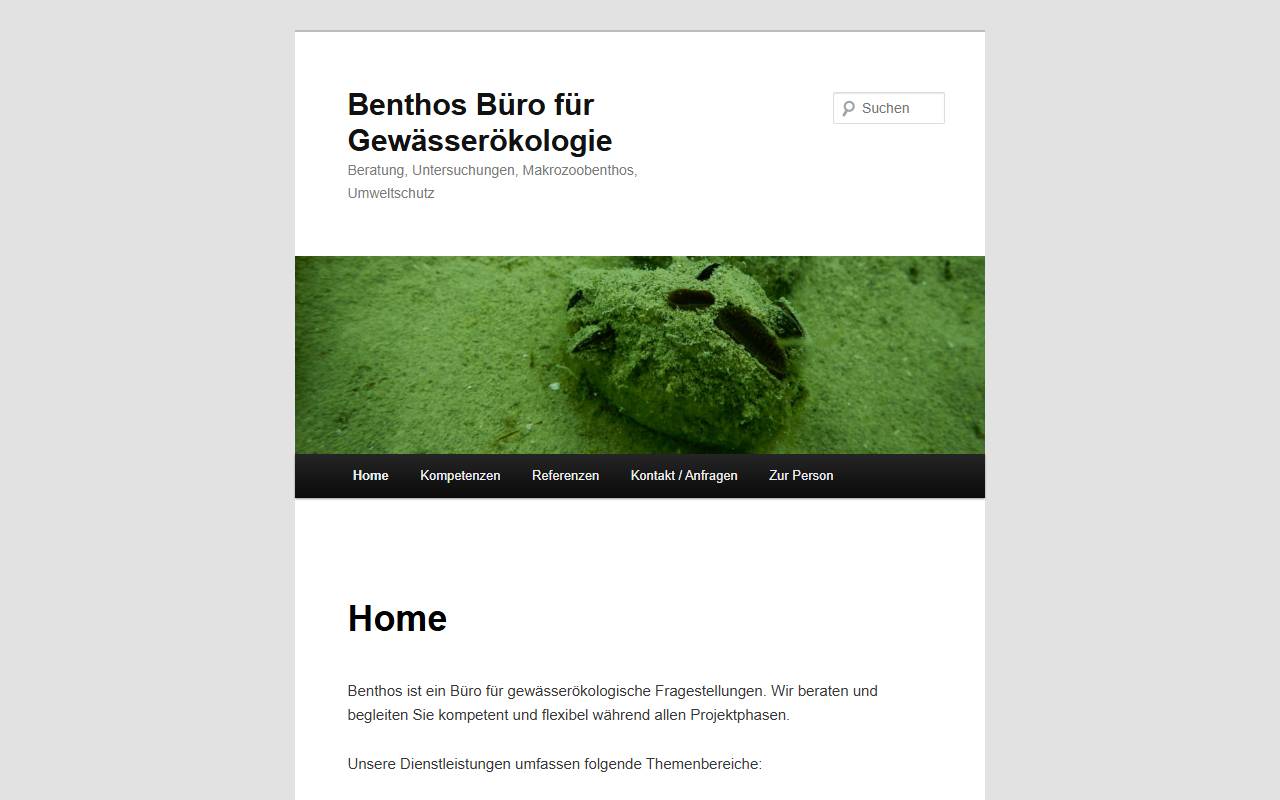 Anteprima del sito: Benthos