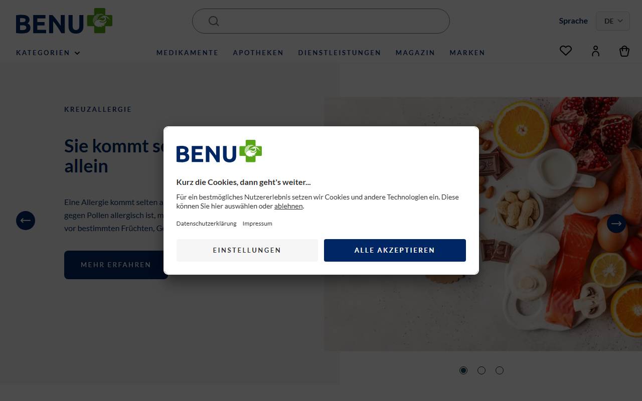 Anteprima del sito: Farmacia Rondi