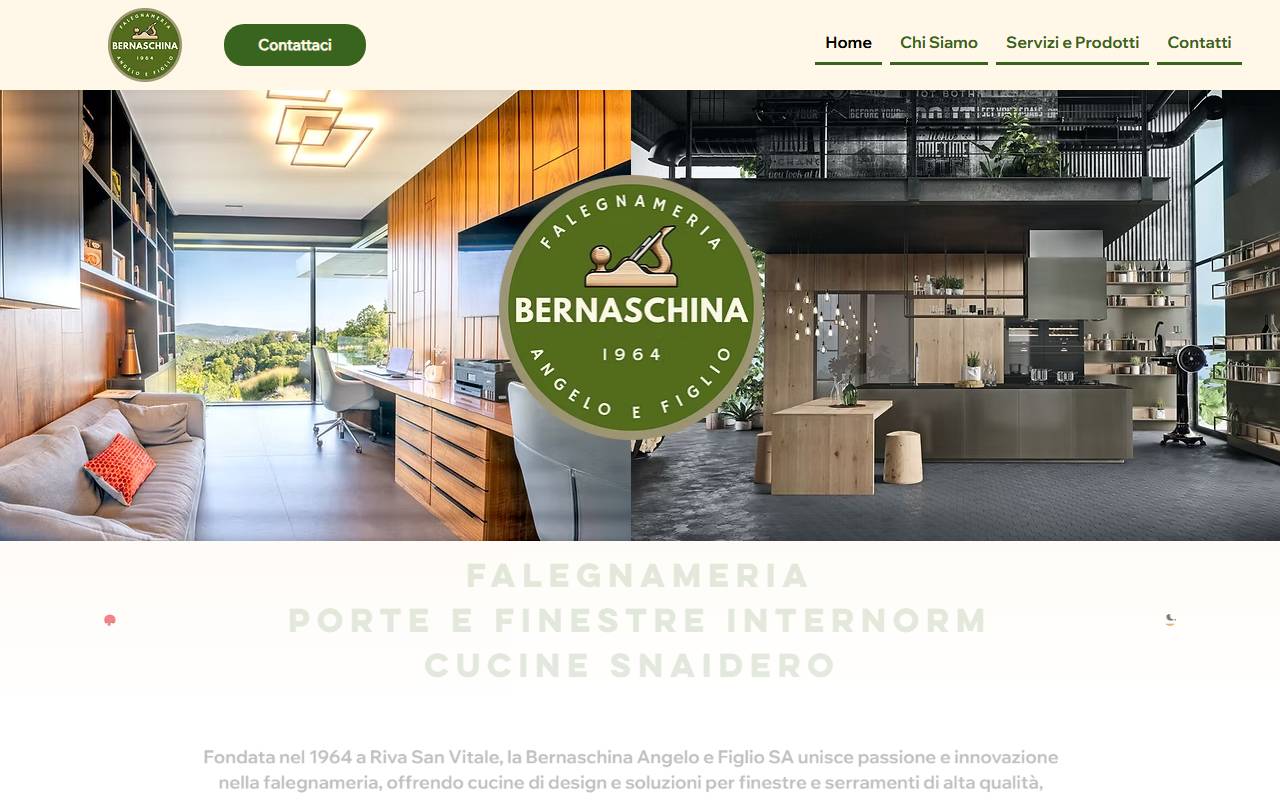Anteprima del sito: Bernaschina Angelo e Figlio SA