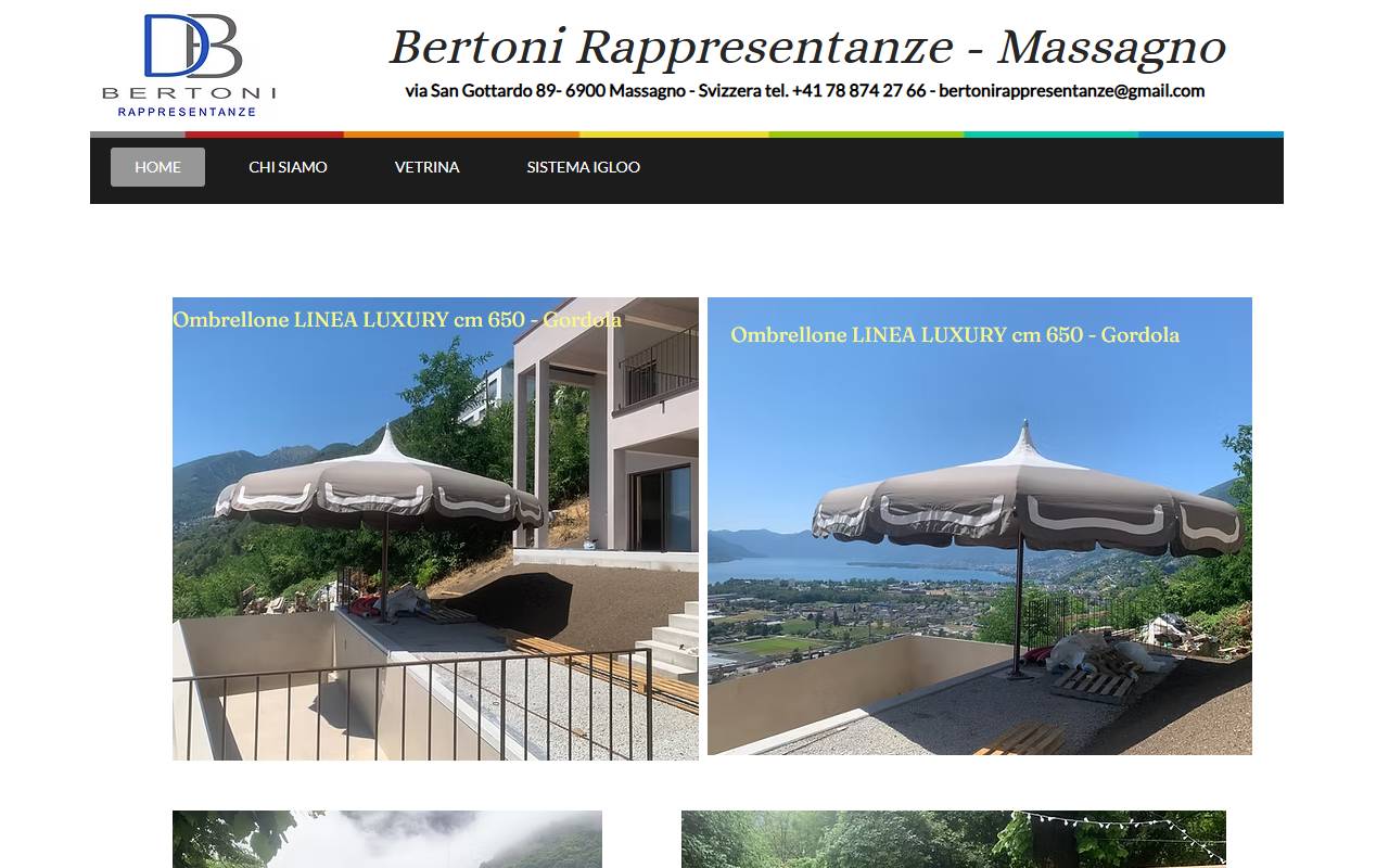 Anteprima del sito: Bertoni Rappresentanze