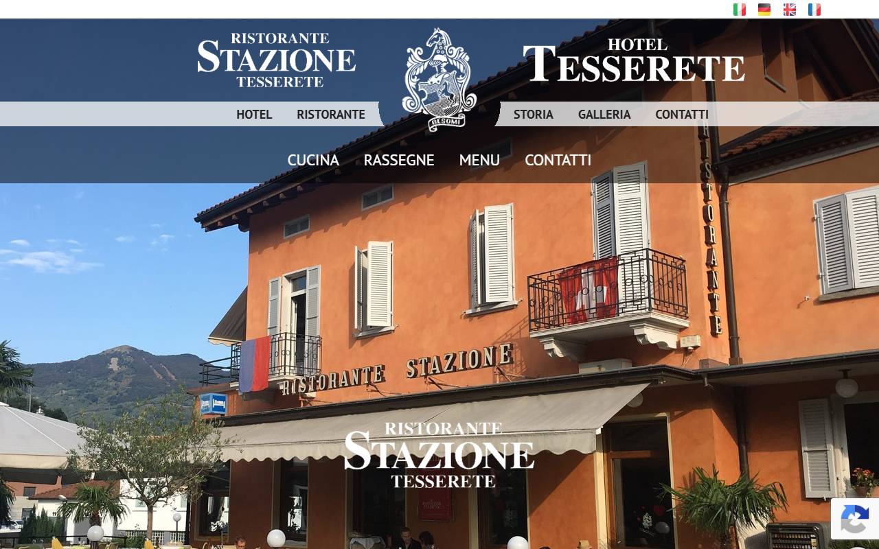Anteprima del sito: BESOMI STAZIONE SA