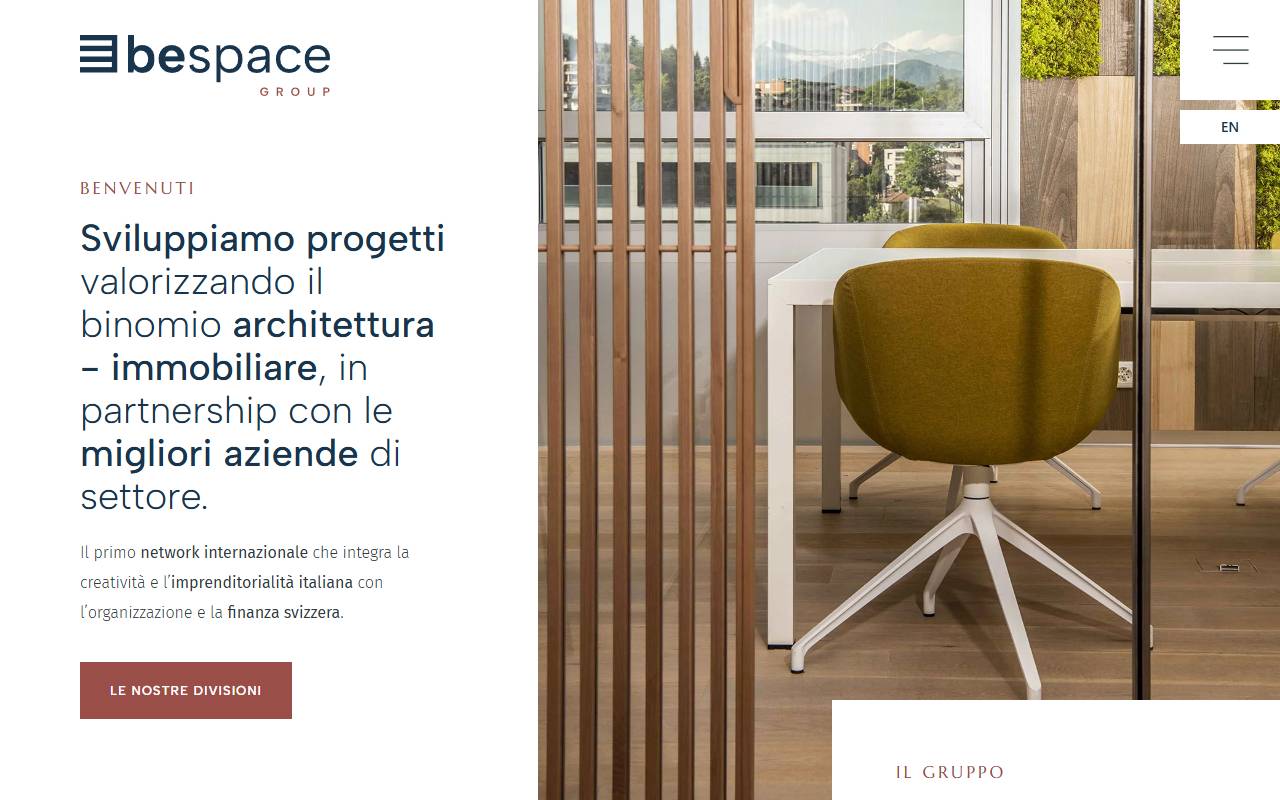 Anteprima del sito: BeSpace Group SA