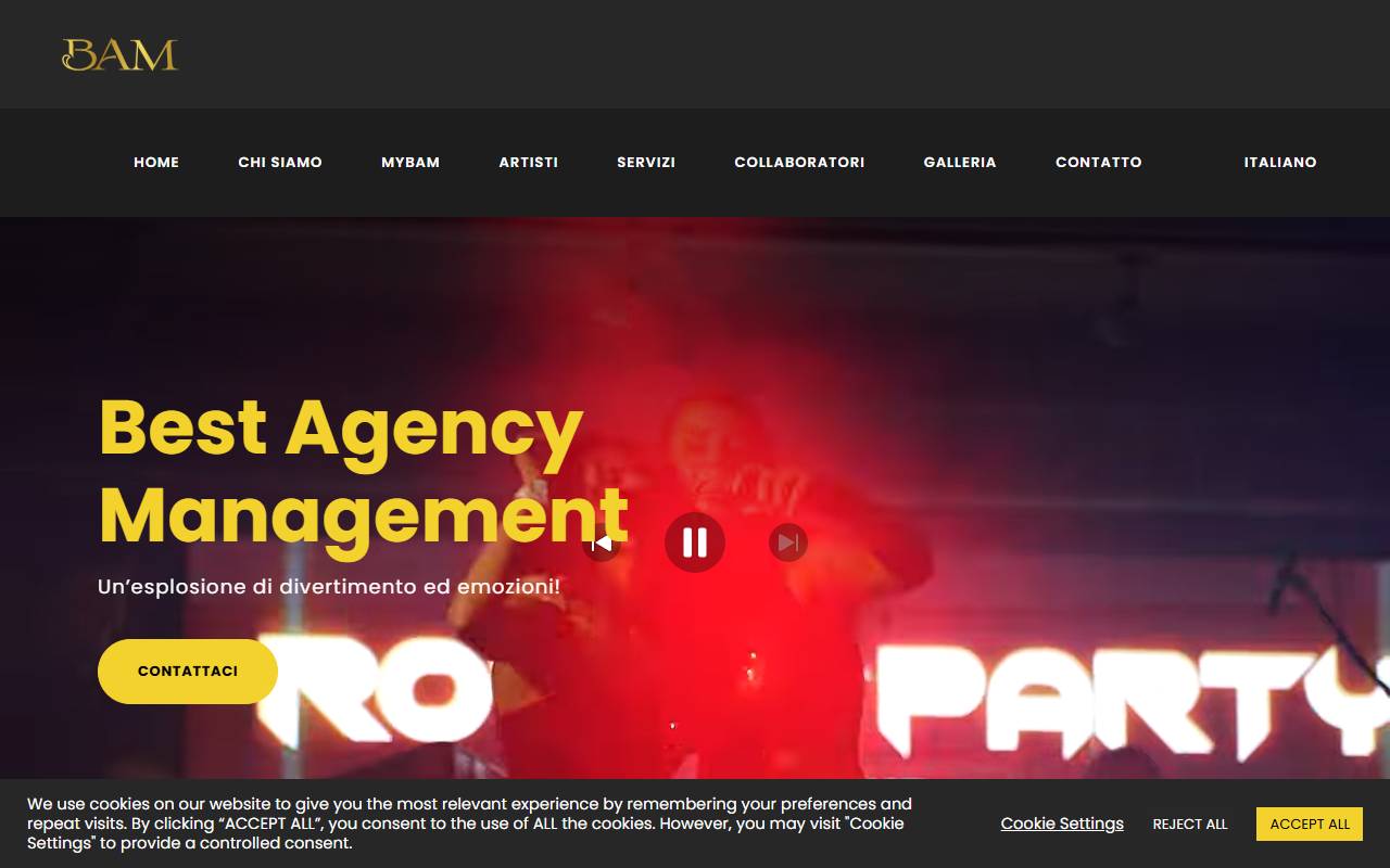 Anteprima del sito: Best Agency Management Sagl