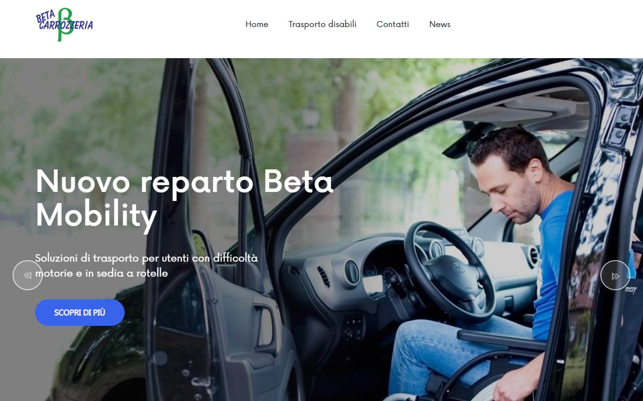 Anteprima del sito: Beta Carrozzeria di Petrarca Francesco