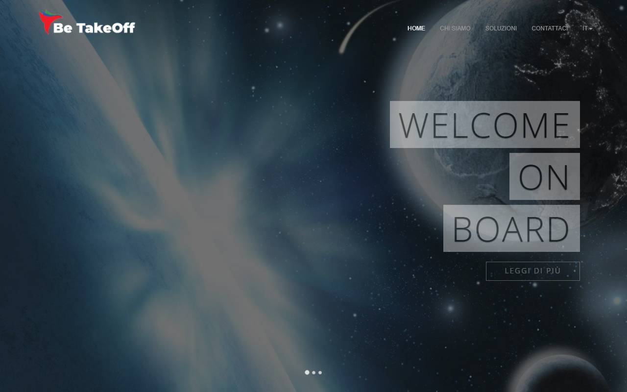 Anteprima del sito: Be Takeoff Sagl