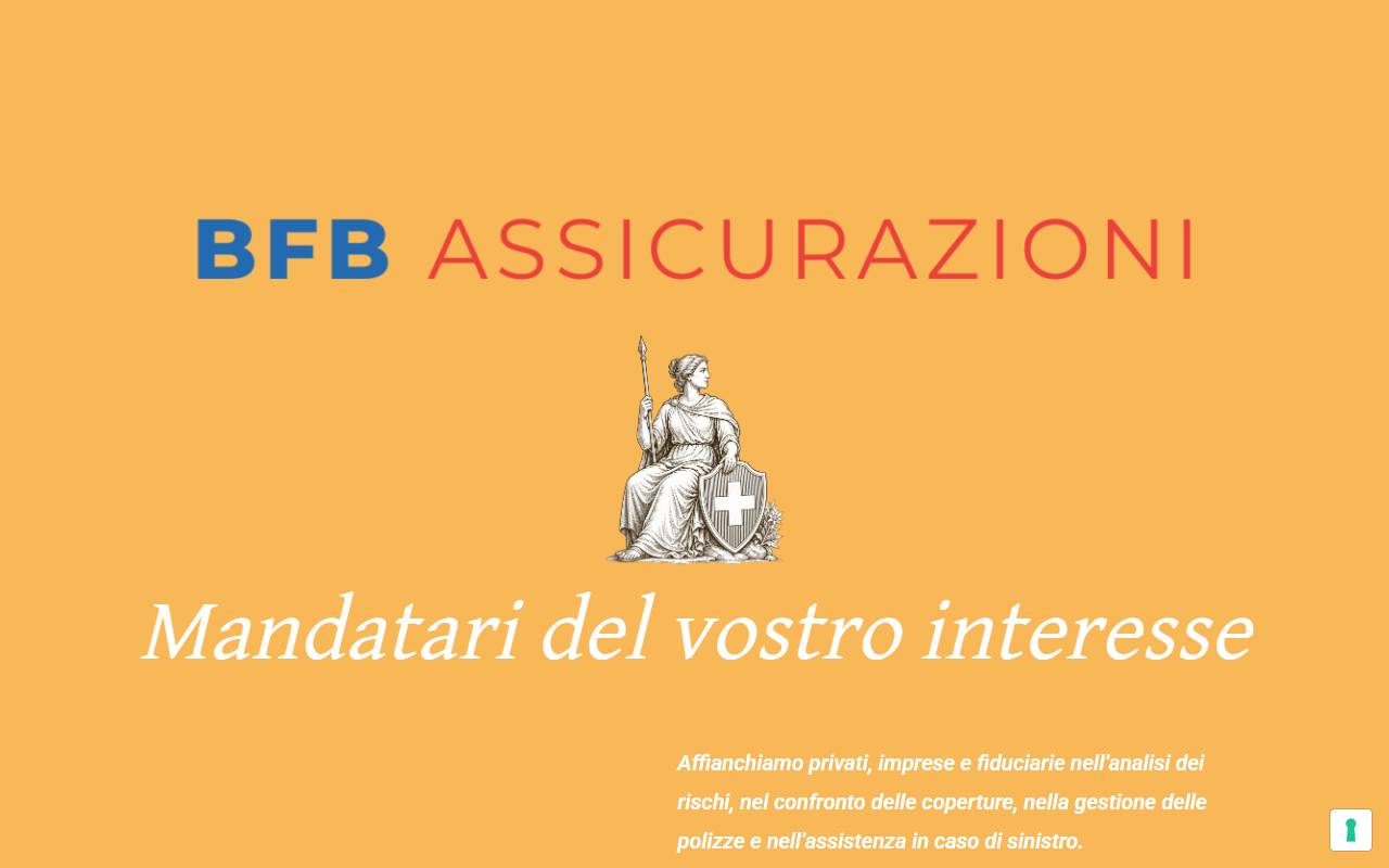 Anteprima del sito: B.F.B. ASSICURAZIONI SUISSE SA