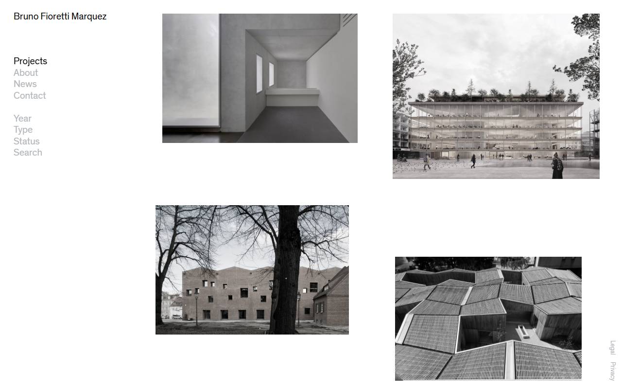 Anteprima del sito: Bruno Fioretti Marquez Architetti Sagl