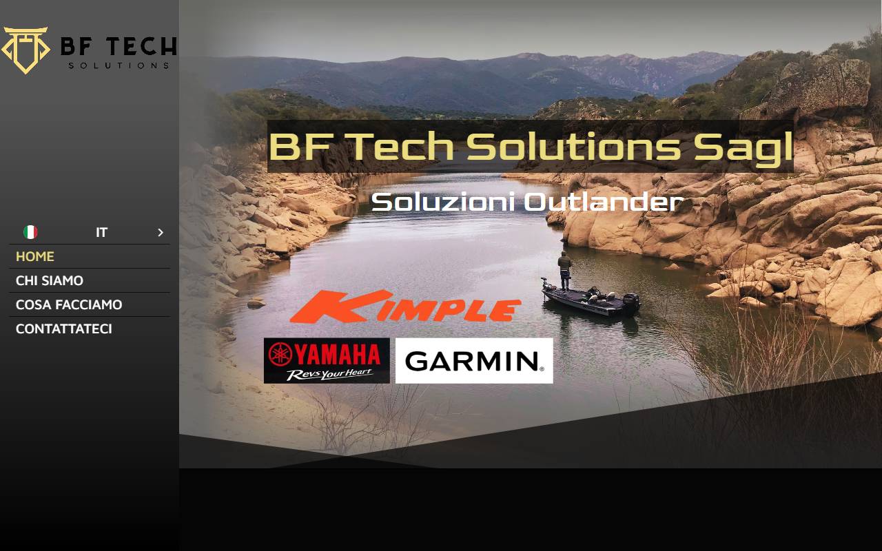 Anteprima del sito: BF Tech Solutions Sagl