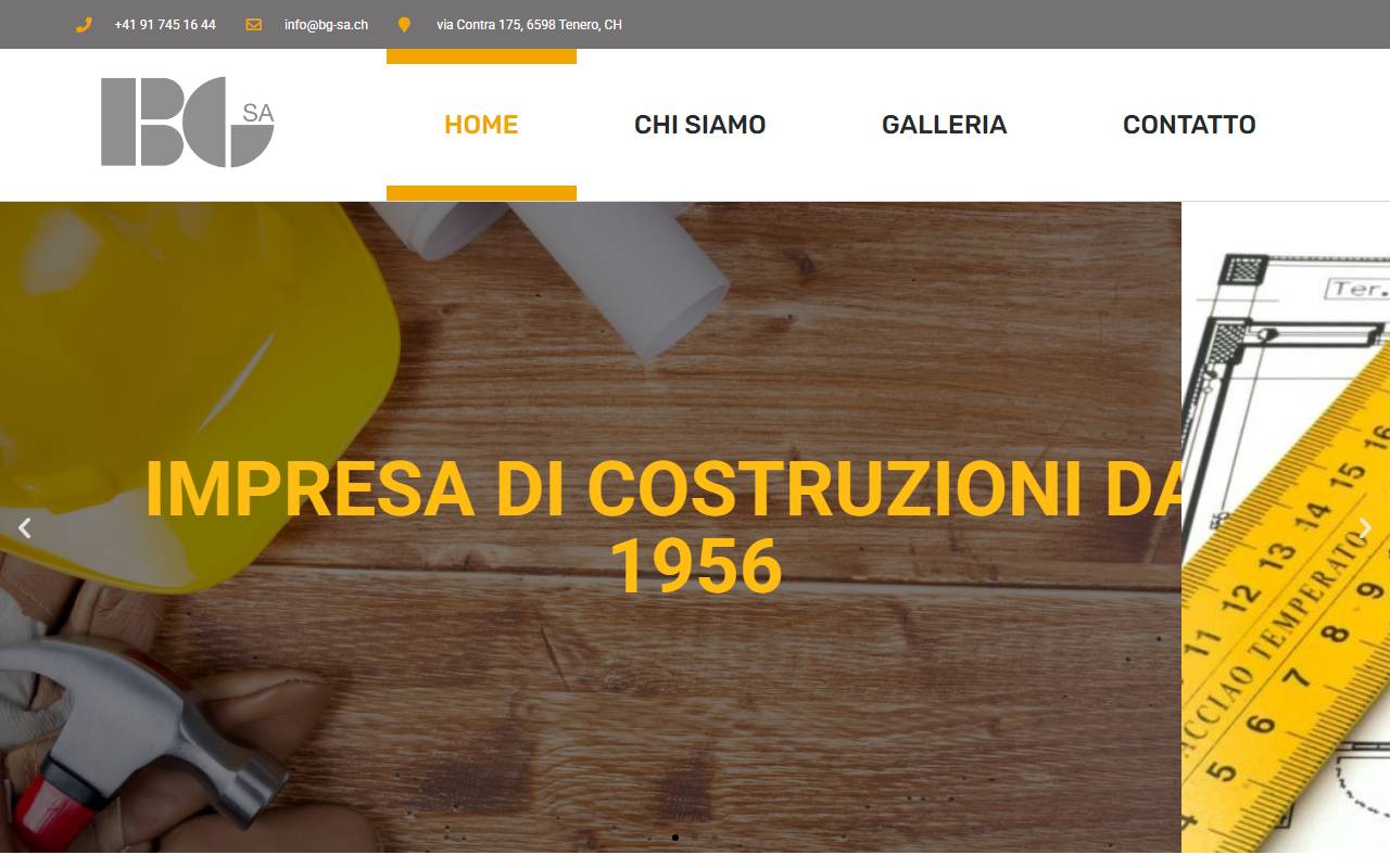 Anteprima del sito: Balemi Giorgio SA