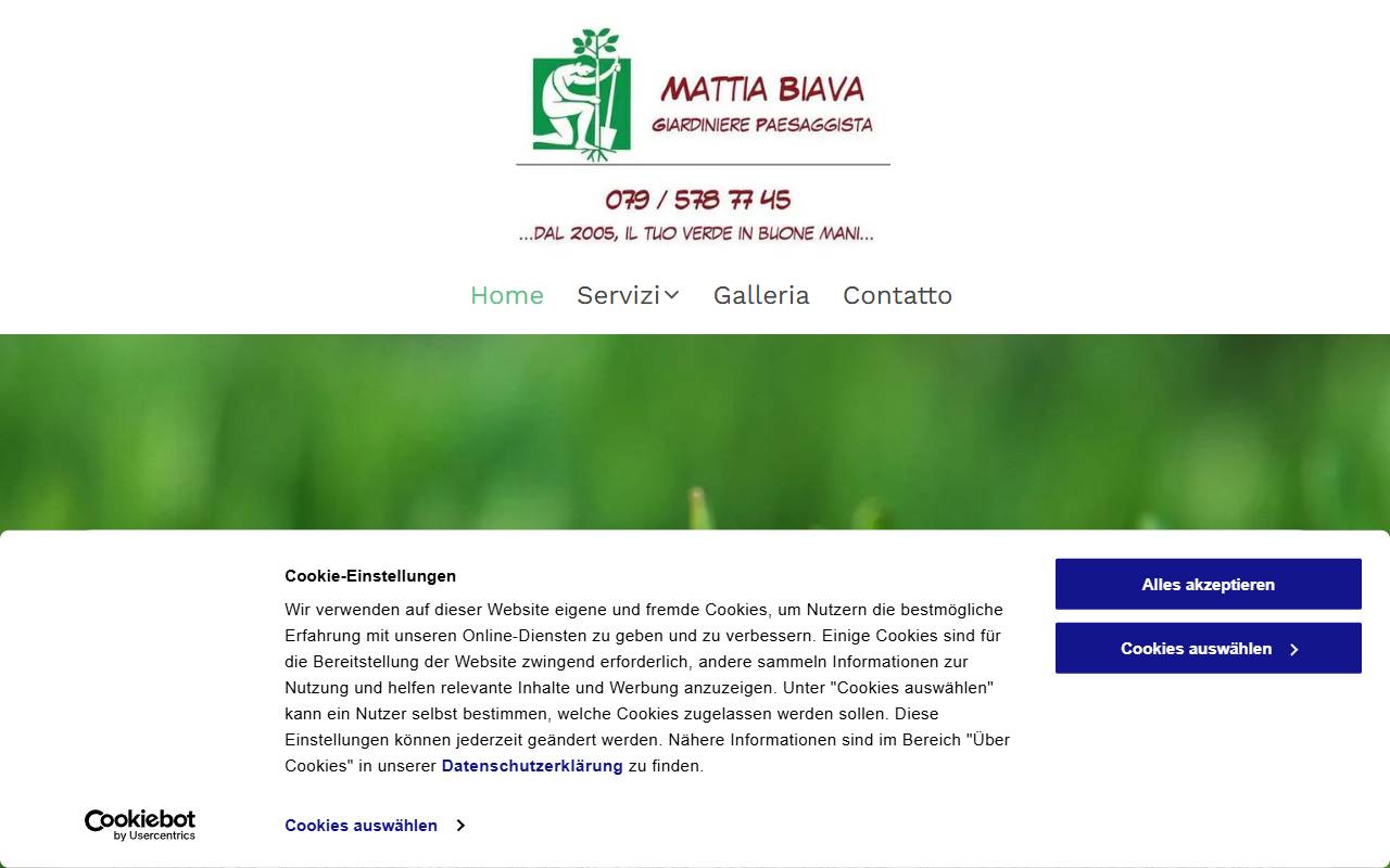 Anteprima del sito: Biava Mattia