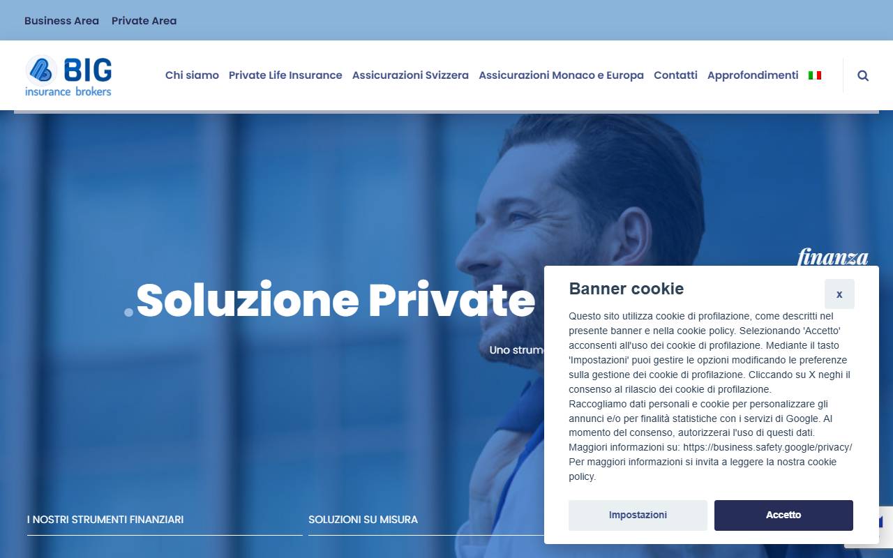 Anteprima del sito: BIG Insurance Brokers Suisse SA