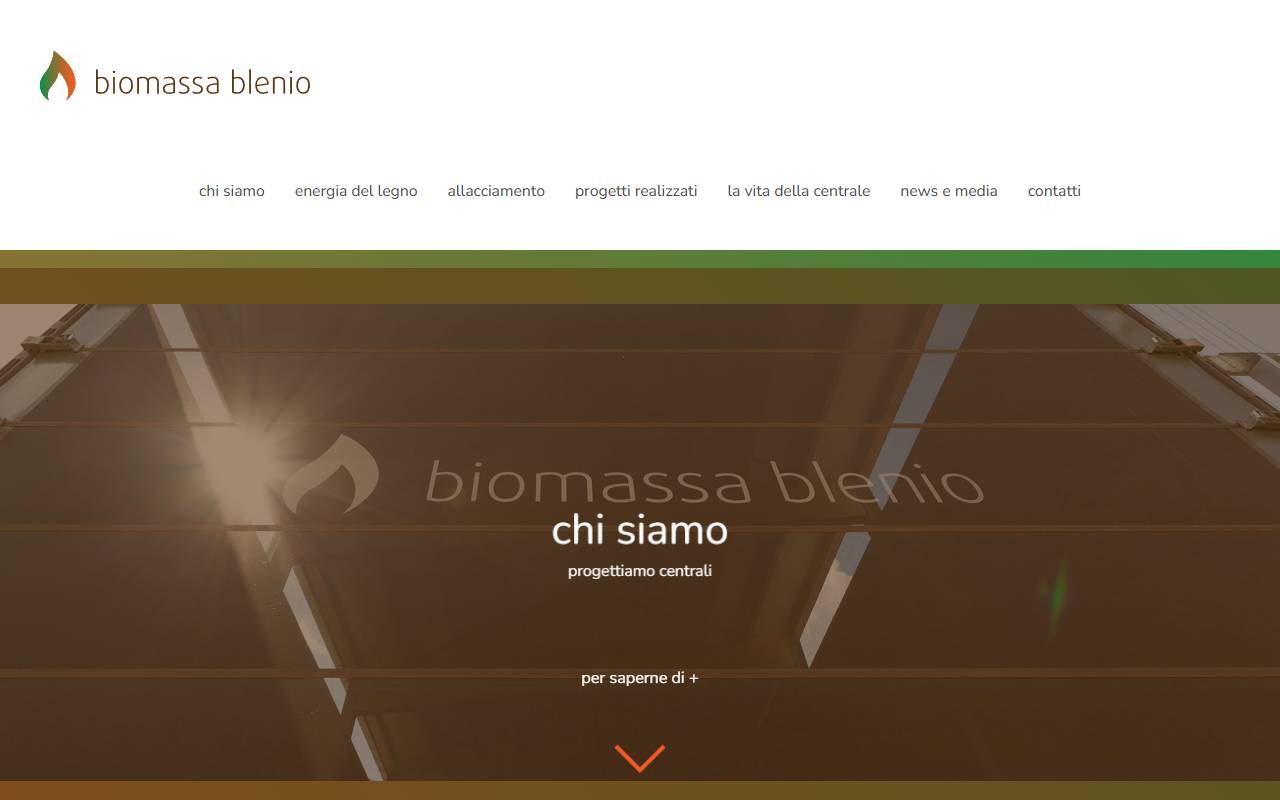 Anteprima del sito: Biomassa Blenio SA