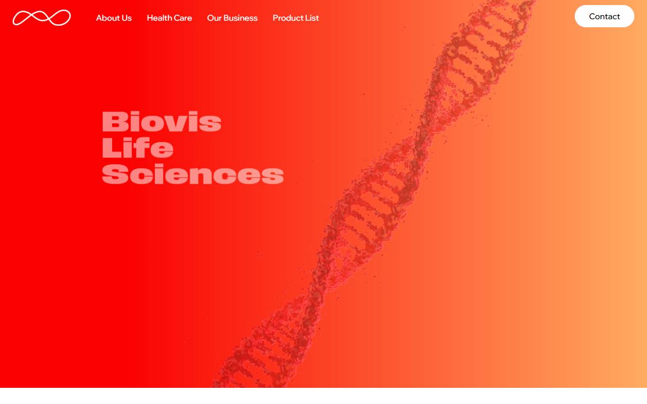 Anteprima del sito: Biovis Life Sciences SA
