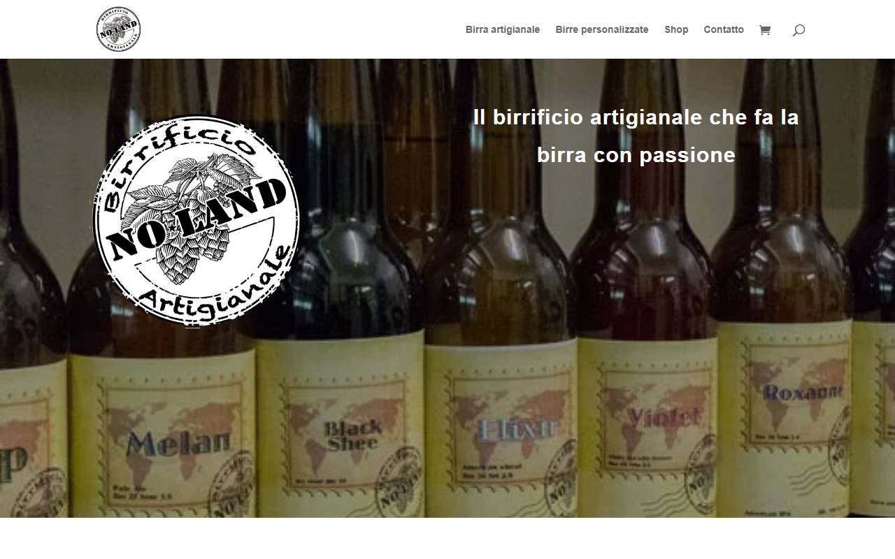 Anteprima del sito: Birrificio No Land Sagl