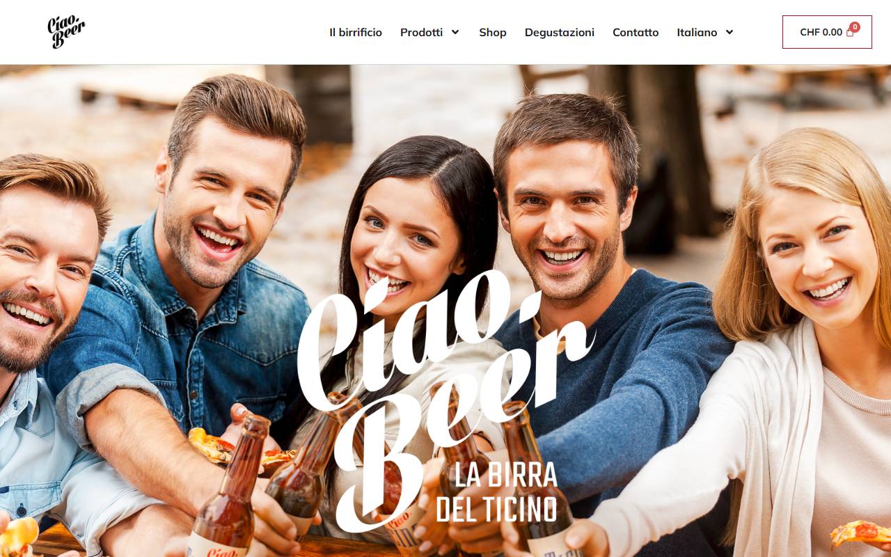 Anteprima del sito: Birrificio Valle Maggia SA