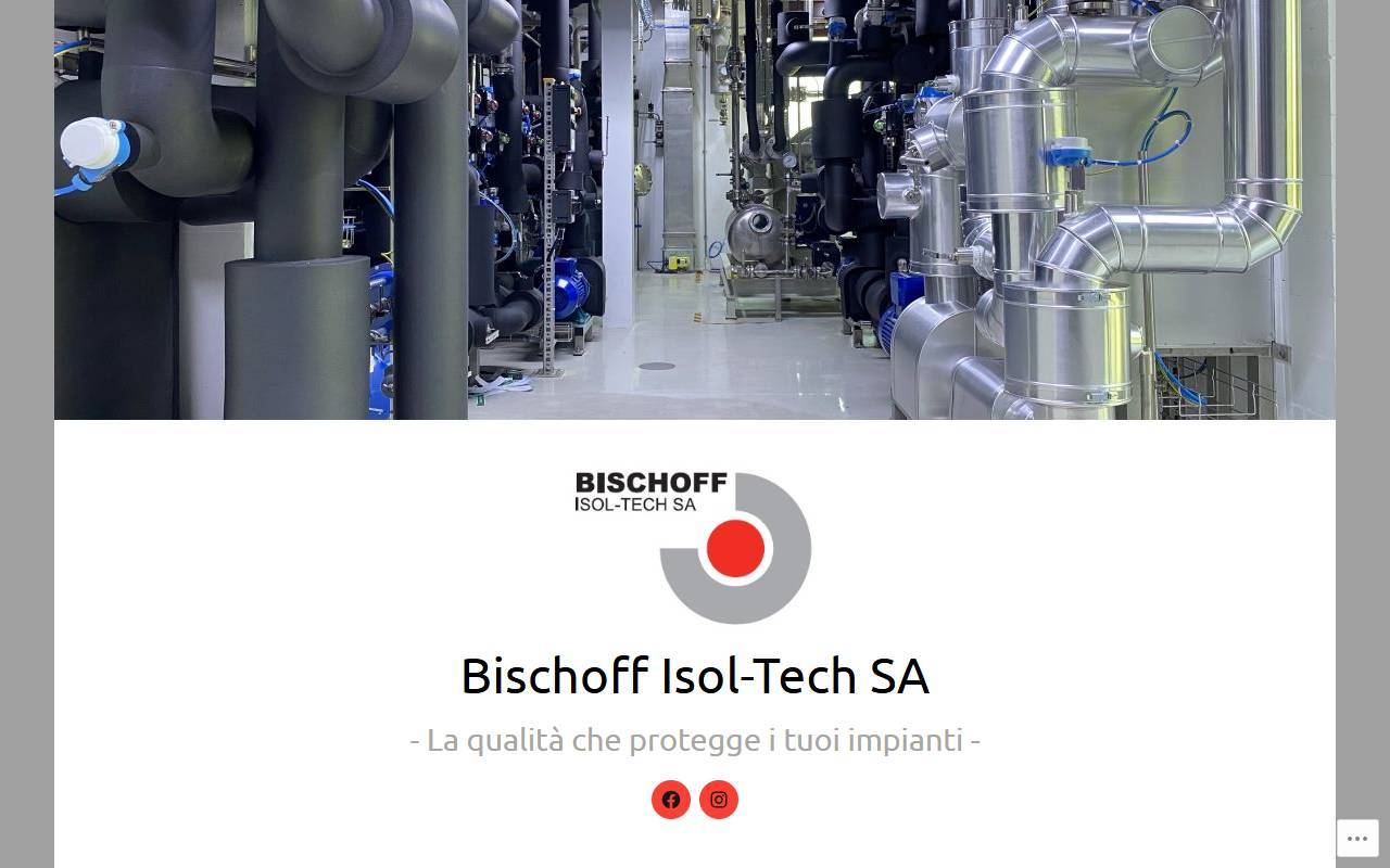Anteprima del sito: Bischoff isol-tech SA