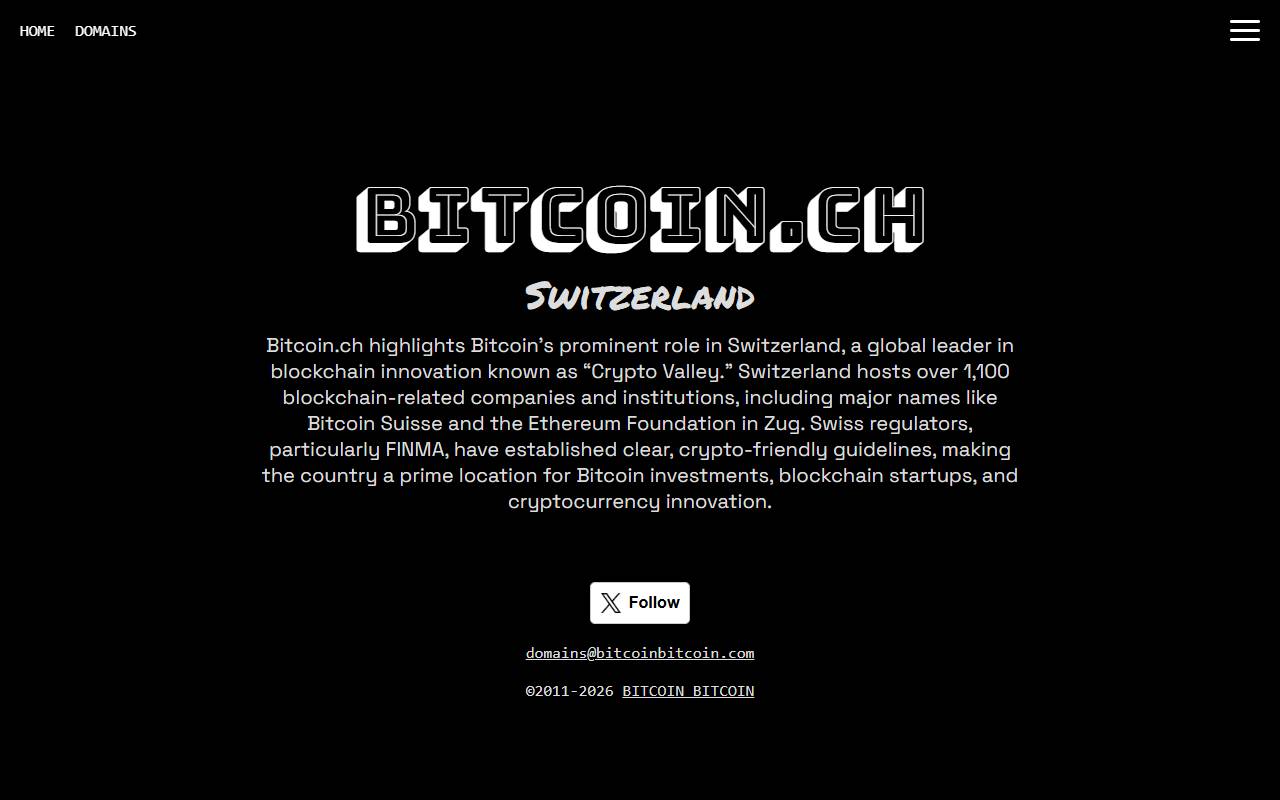 Anteprima del sito: Bitcoin Locarno di Kevin Quast