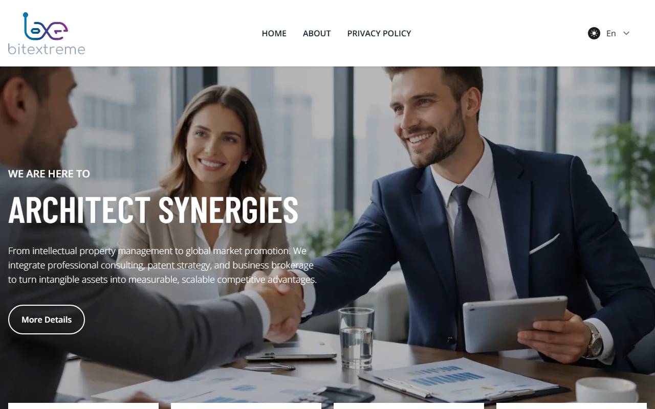 Anteprima del sito: BitExtreme Sagl
