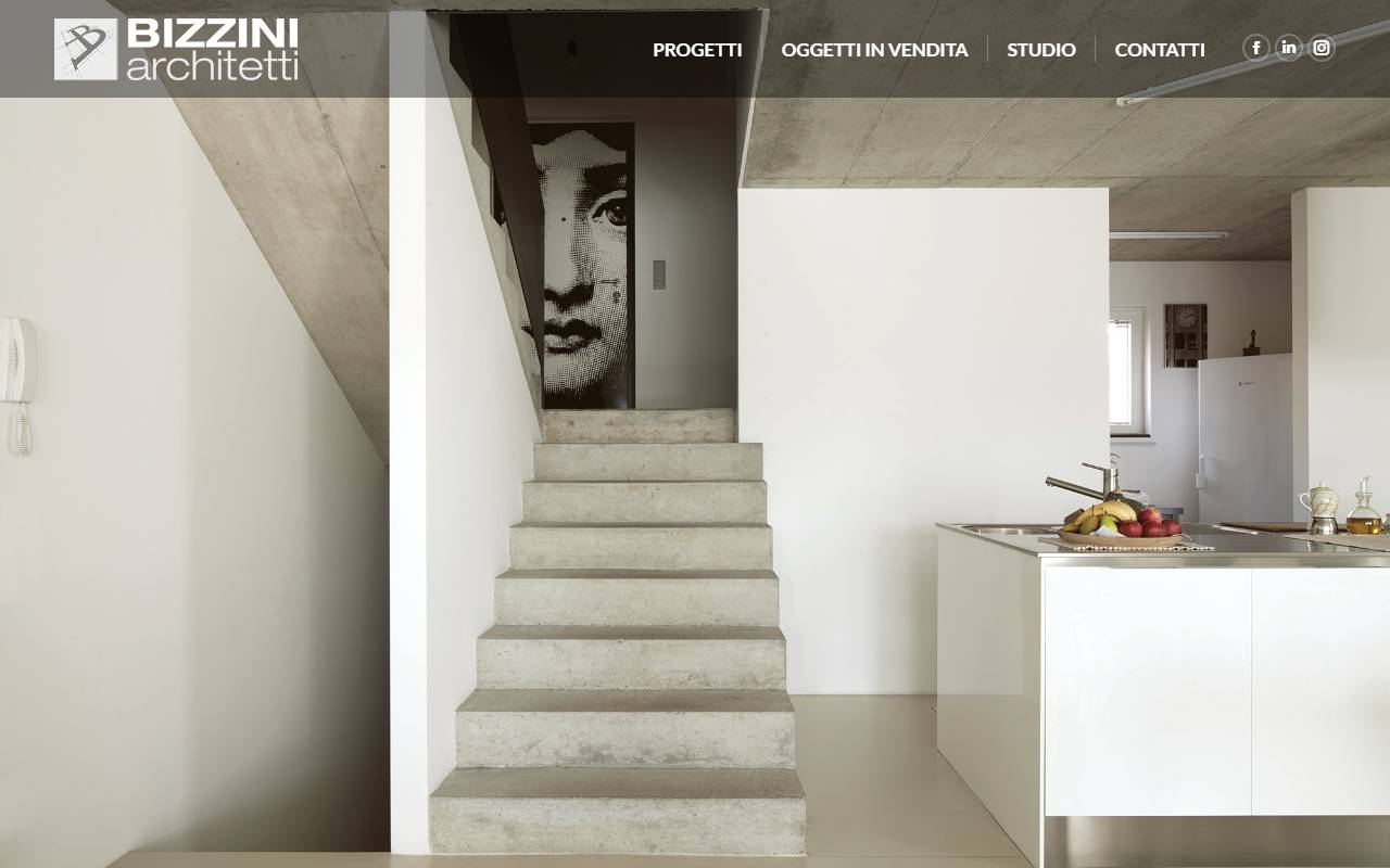 Anteprima del sito: Bizzini Architetti Sagl