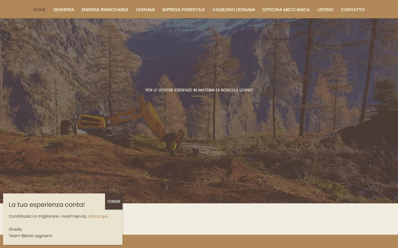 Anteprima del sito: G. Canepa Impresa Forestale SA