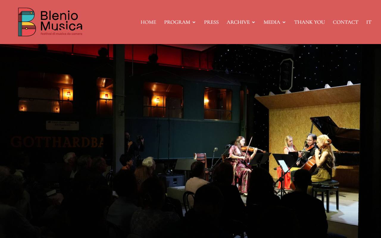 Anteprima del sito: BlenioMusica