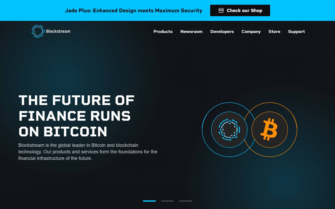 Anteprima del sito: Blockstream CH SAGL