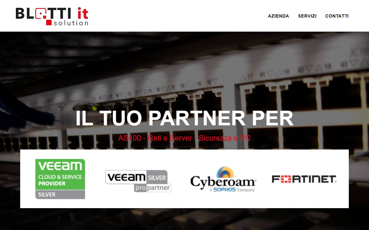 Anteprima del sito: Blotti IT Solutions Sagl