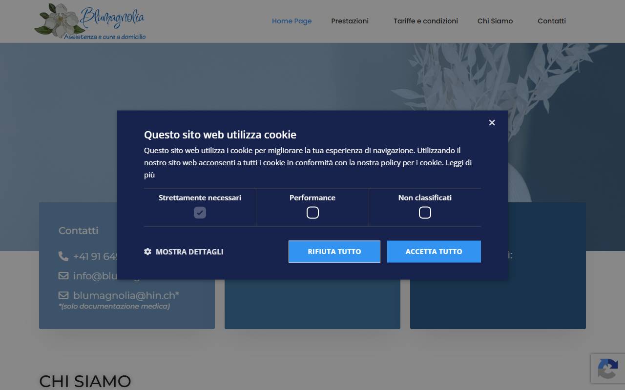 Anteprima del sito: Blumagnolia SA
