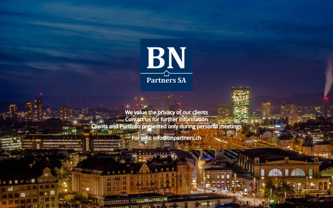 Anteprima del sito: BN PARTNERS SA