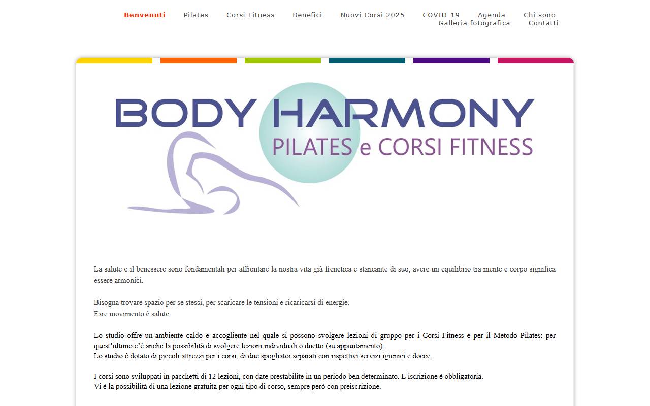 Anteprima del sito: Body Harmony Luisa Lettieri