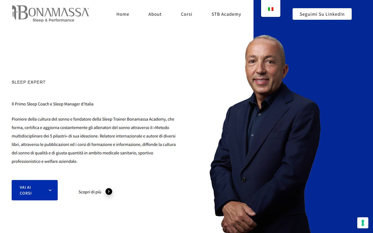 Anteprima del sito: Bonamassa Sleep & Performance SA