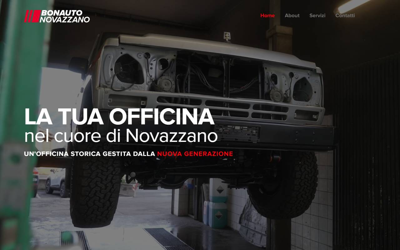 Anteprima del sito: Bonauto Novazzano Sagl