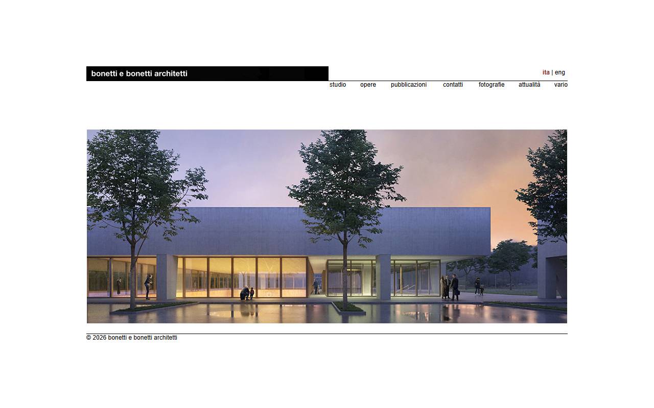 Anteprima del sito: Bonetti Bonetti Regazzoni Architetti SNC