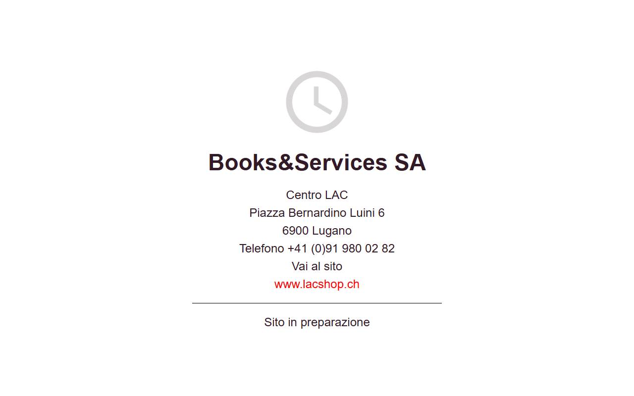 Anteprima del sito: Books&Services SA