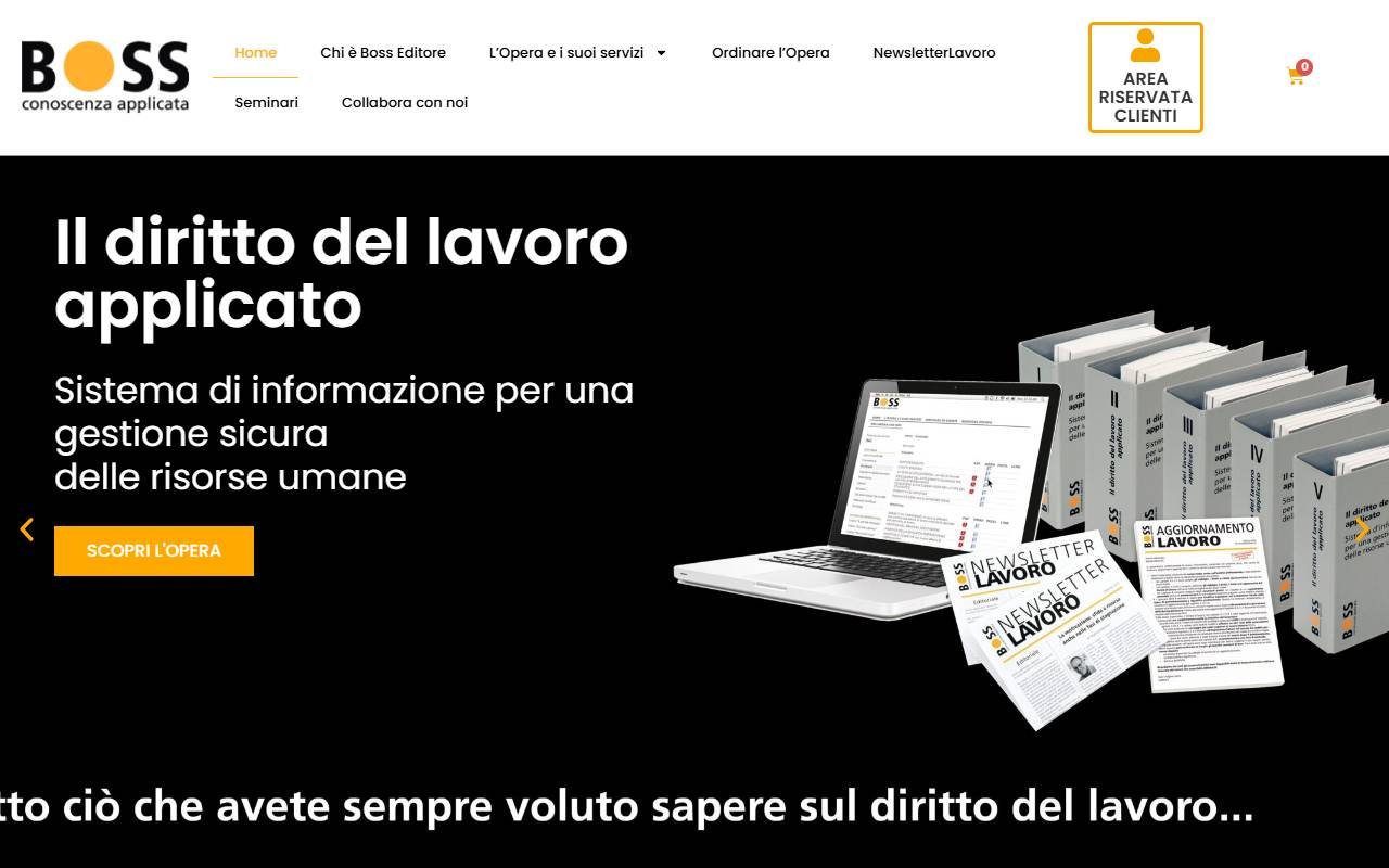Anteprima del sito: BOSS EDITORE SA