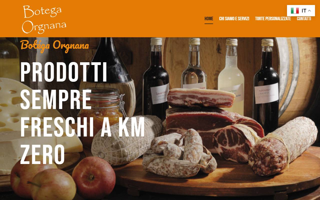 Anteprima del sito: Botéga d'Orgnana di Natascia Bonetti