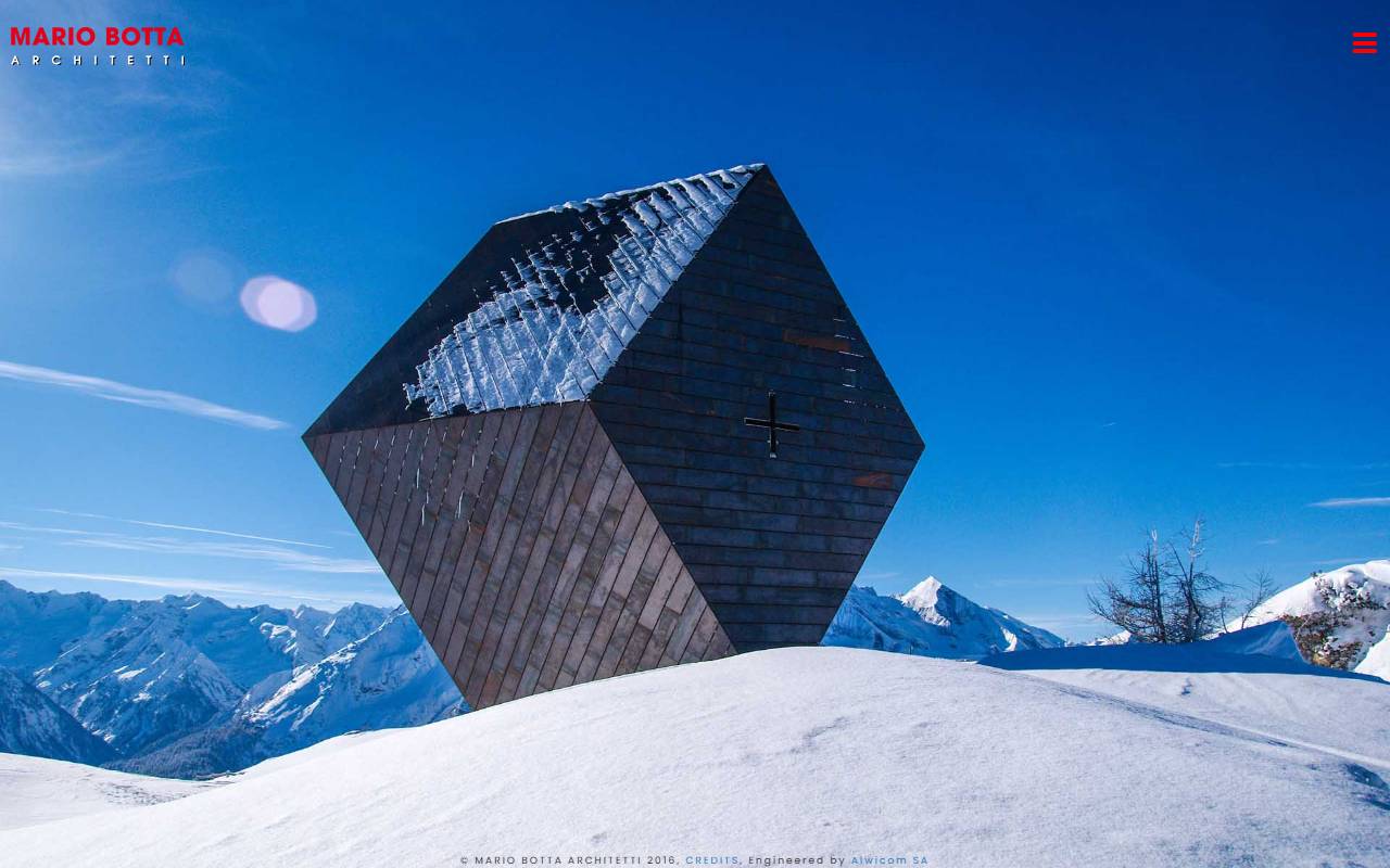 Anteprima del sito: Mario Botta Architetto e Associati Sagl