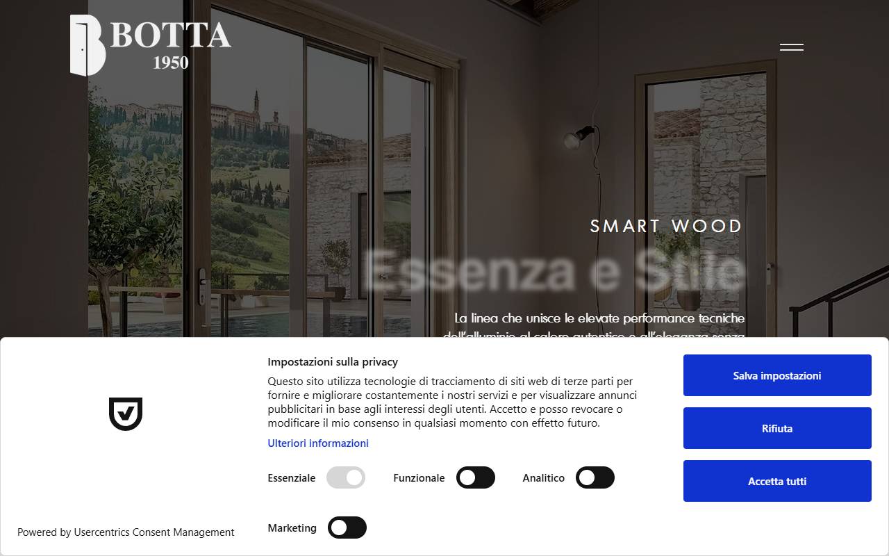 Anteprima del sito: Botta 1950 Sagl
