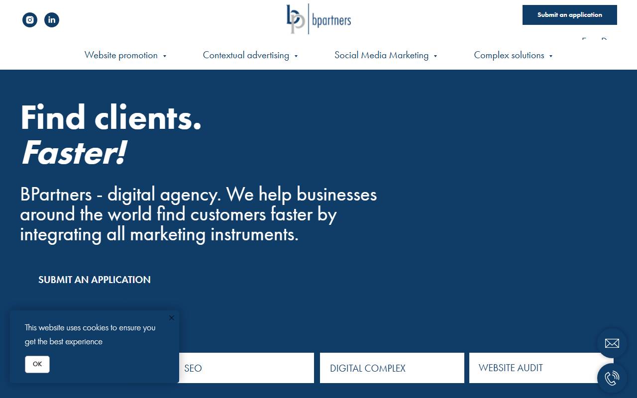 Anteprima del sito: BPartners SA
