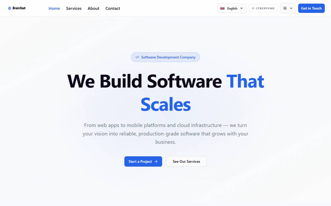 Anteprima del sito: BrainFast SA