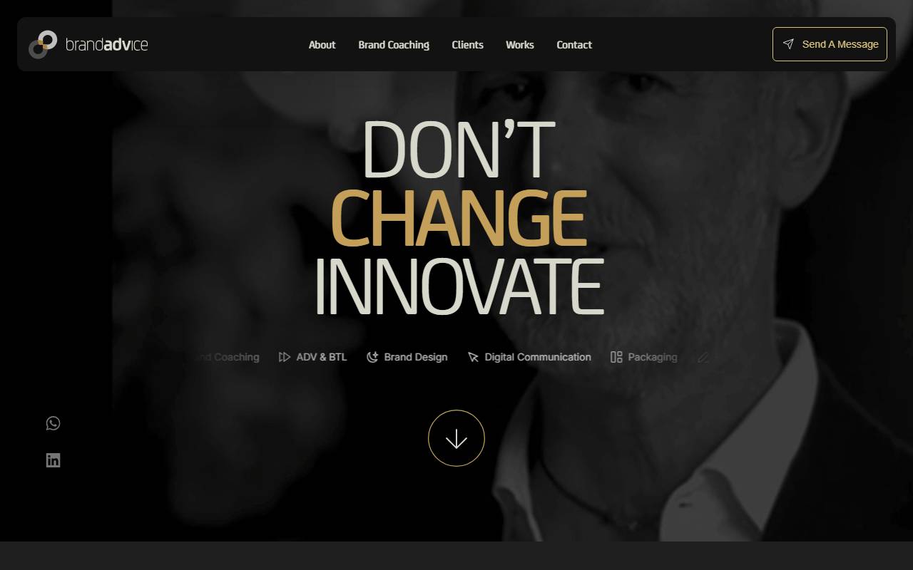 Anteprima del sito: BrandAdvice SAGL